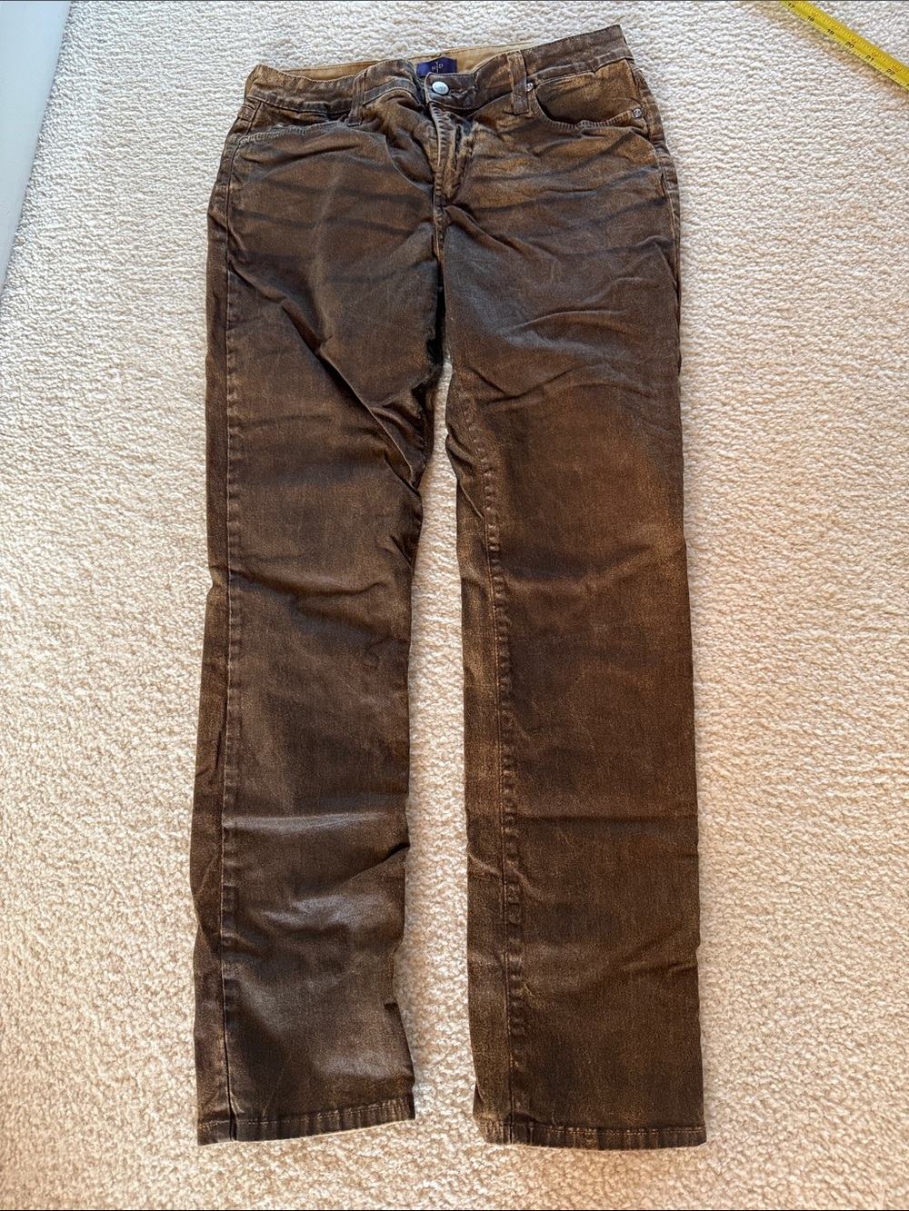 NYDJ Women’s Brown Corduroy Jeans - Classic Straight Leg